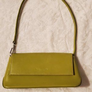 Kenneth Cole Reaction Green Baguette Shoulder Bag